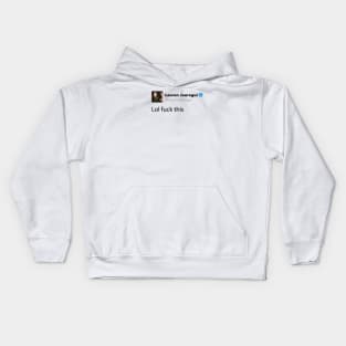 Lauren Jauregui Tweet Kids Hoodie